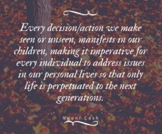 only life is perpetuated to the next generations.